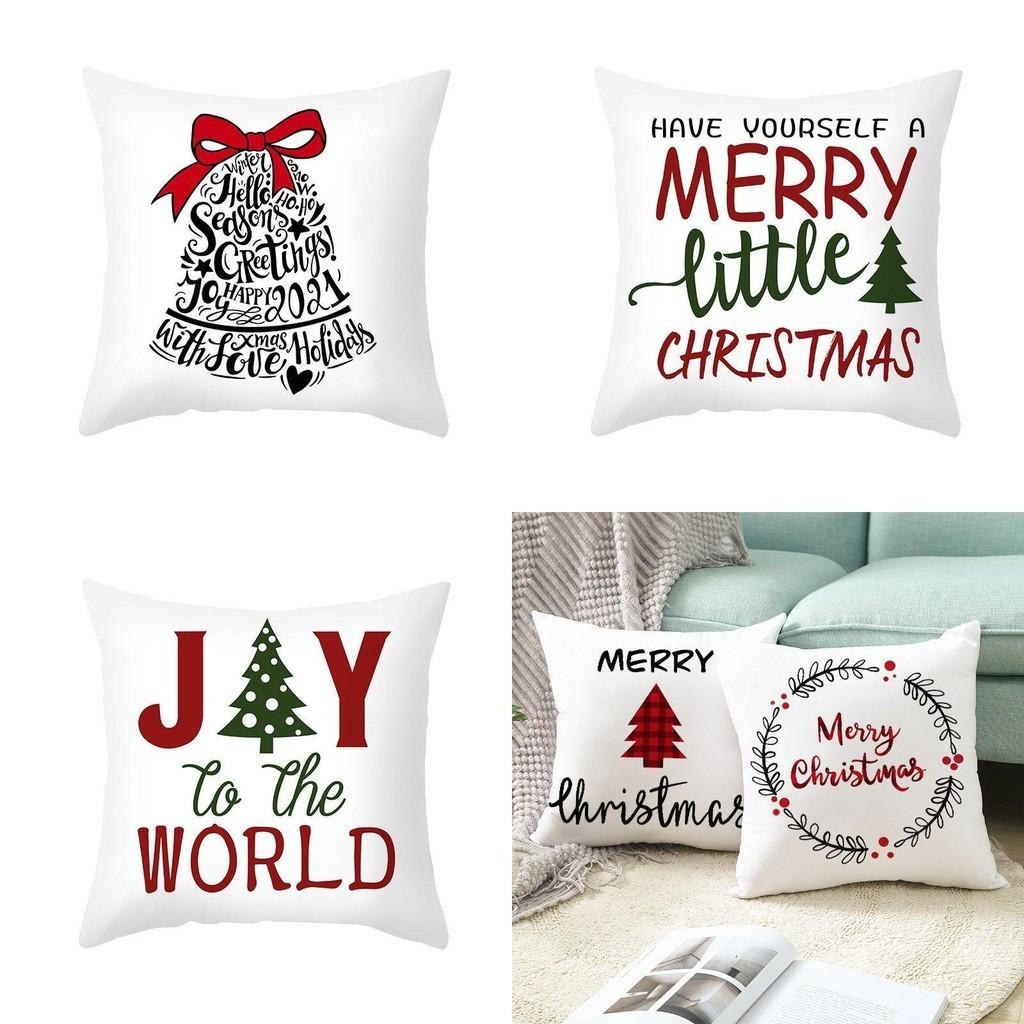 Vibrant Cartoon Christmas Cushion Cover Ideal For Home Sofa Decor With Xmas Tree