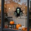 Halloween Wall Stickers, Self Adhesive Vinyl Decals, Waterproof Removable Wall Decals for Halloween Party Home Store Wall Decor