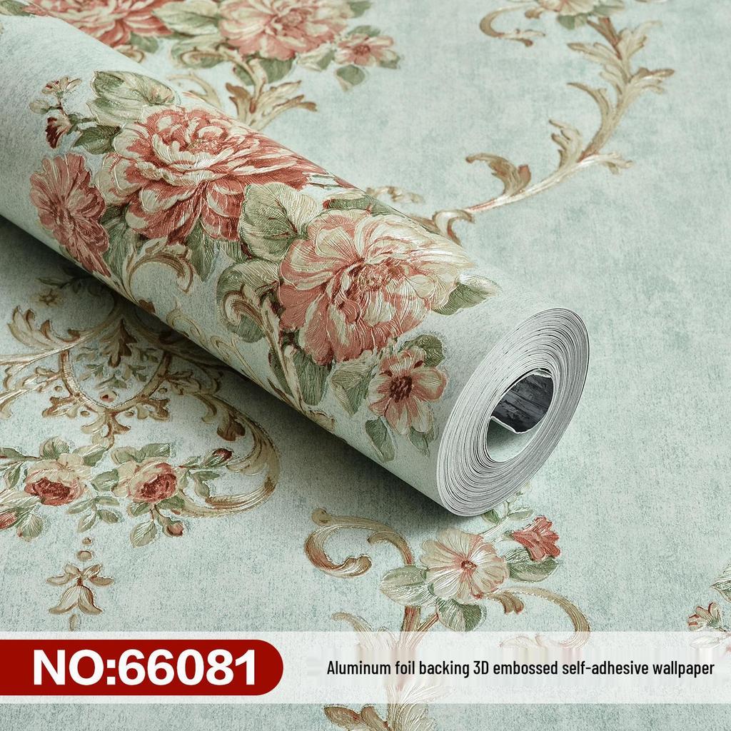 Thick Self-Adhesive Embossed Waterproof Wallpaper for Home Decoration