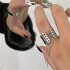 Hip Hop Chain Tassel Rings Adjustable Opening Open Ring Fashion Party Jewelry