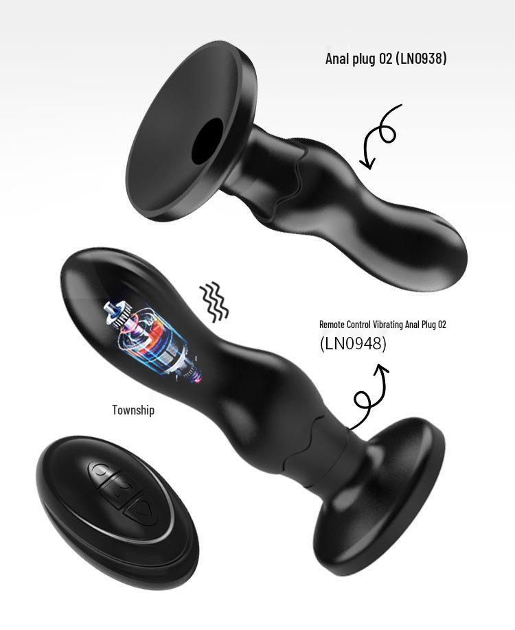 Vergnügungsvibration Anal-Reizkugeln - Unisex Flirt-Plug