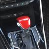 Car Interior Gear Shift Knob Cover Trim Red ABS For Kia Seltos Forte 2019-2021