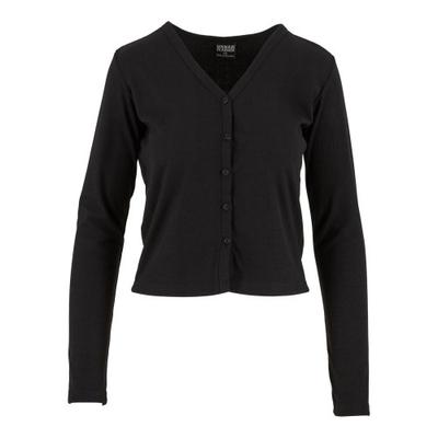 Urban Classics Damen Strickjacke mit Rippmuster