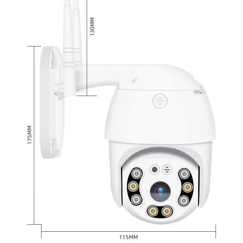 V380Pro Drahtlose HD Außen WiFi 360° PTZ Überwachungskamera