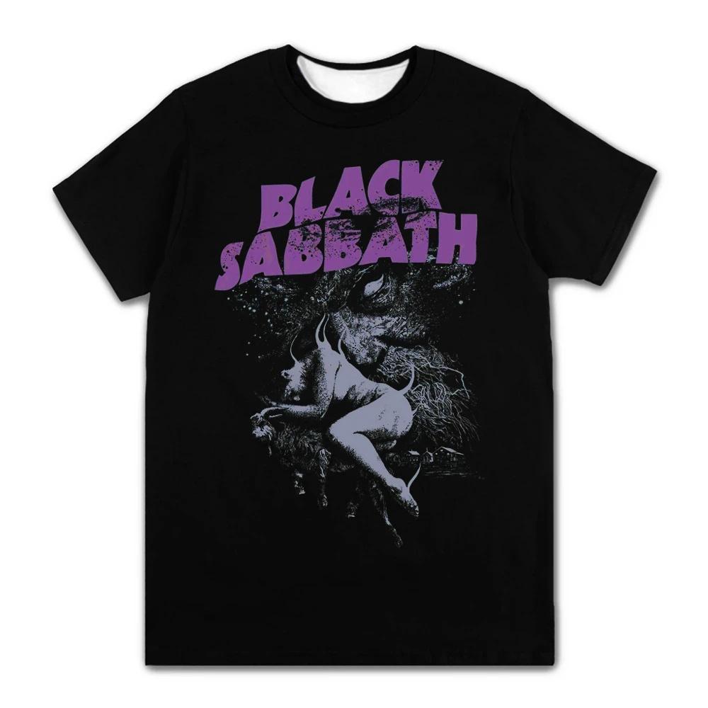 Black Metal Rock Band T Shirt Men Women Fashion Casual Graphic Short Sleeve Short Sleeve Plus Size T Shirt Unisex PUNK T-SHIRT
