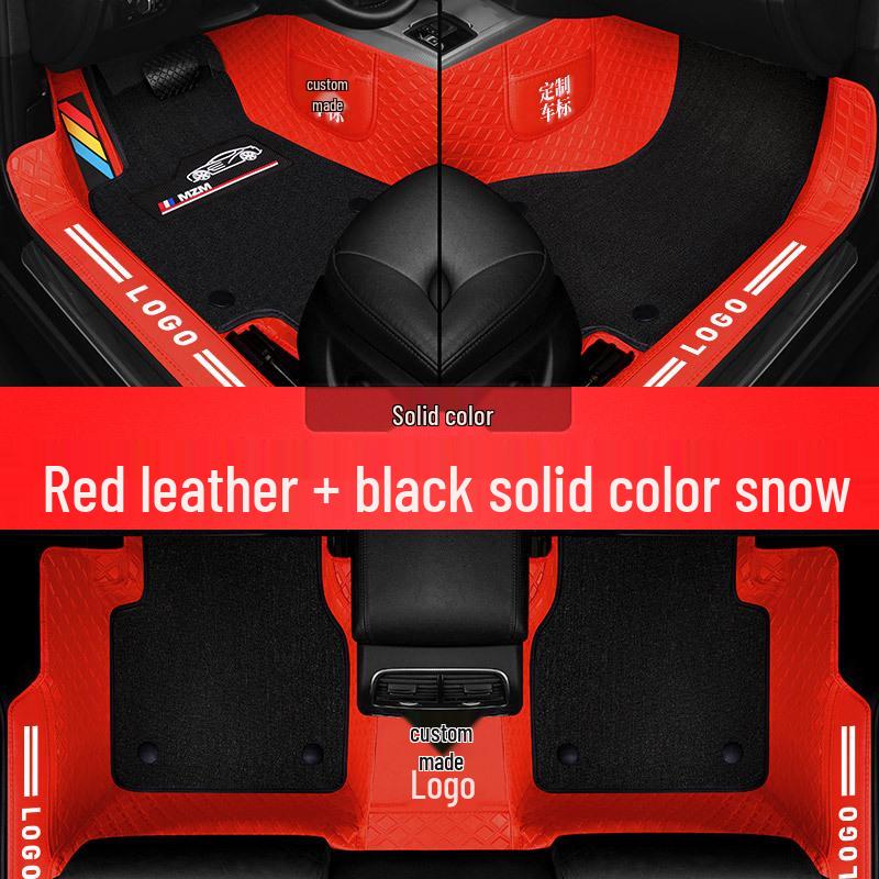 Full Surround Non-Slip Silk Ring Car Floor Mats - Wear-Resistant & Eco-Friendly Foot Pads