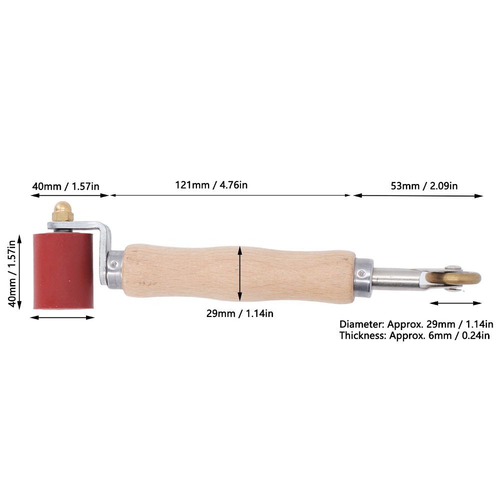 40mm Silicone Seam Roller 1.57 Inch Penny Roller Portable Seam Roller Roofing Tape