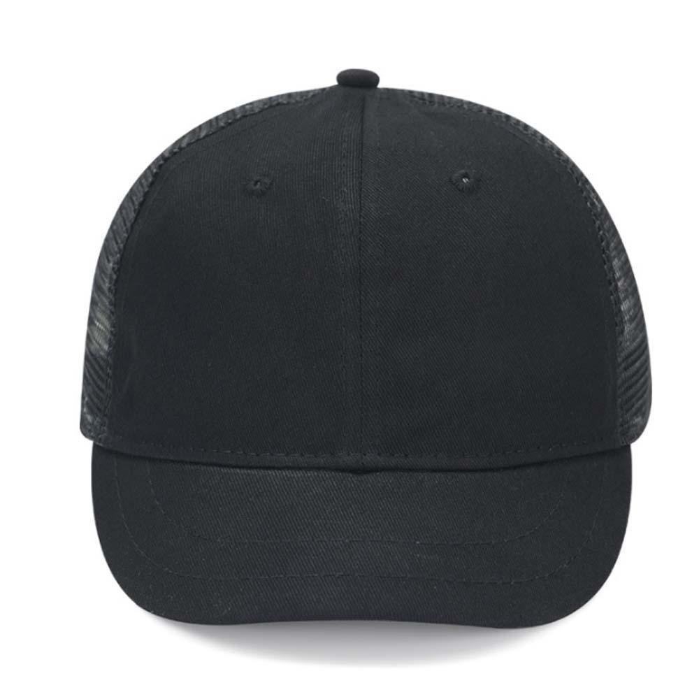 Short Brim Summer Baseball Cap Cotton Unisex Sunscreen Hat Simple Mesh Peaked Cap  Couple