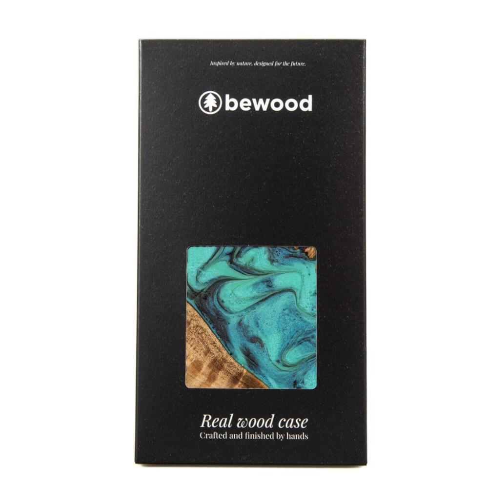 Bewood Unique case for iPhone 12 Mini - Turquoise with MagSafe