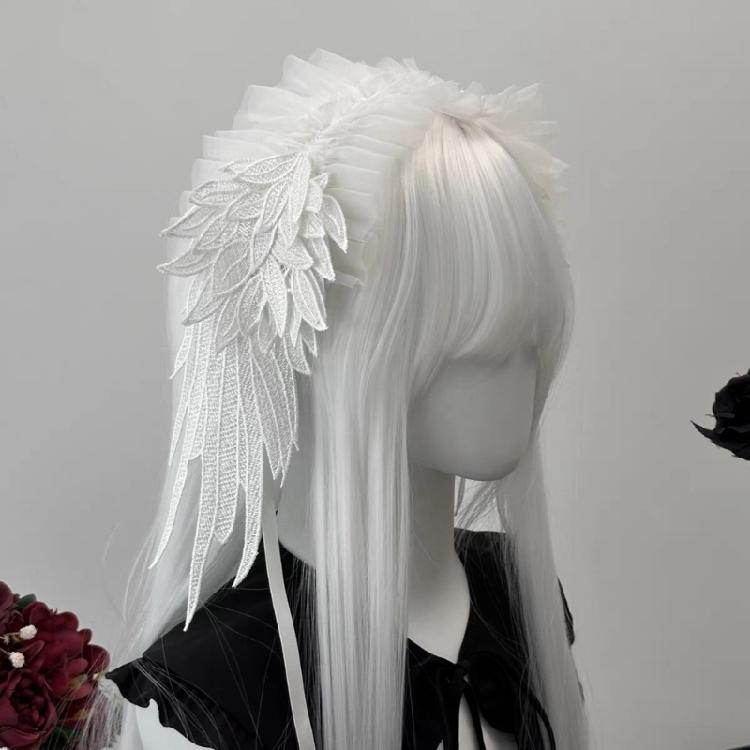 Decorative Wing Shaped Hair Cloth Band Comfortable Headwear for Special Event Everyday Use