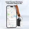 Mini traceur GPS compatible avec l'application iOS Find My, MFI Smart Tag, localisateur de clés anti-perte, localisateur global pour portefeuille, voiture, bagages, animaux de compagnie