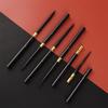 Black Swan Nylon Watercolor Brush - Round Tip, Aluminum Rod, Ideal for Digital Oil Painting, Art Students, Travel