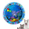 Sensorische Wasserspielmatte, verdickte aufblasbare Wassermatte für Katzen und Hunde, Haustier-Spielmatte mit Fisch-, Meeres- und Ozeanthema, sensorisches Spielzeug, Wasser