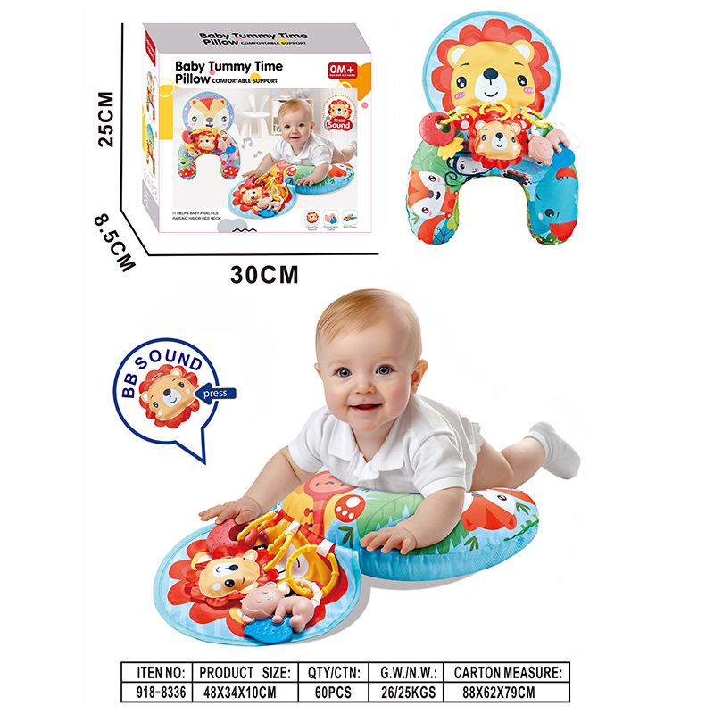 Cross-border Baby Tummy Time U-Shaped Pillow & Mat for Newborn Head Lifting Training