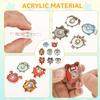 48-60PCS Mini Finger Gyro Toys Fidget Spinners Sensory Stress Toys Hand Spinner Party Favors Gifts for Boy Girl Children Adult