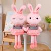 Girl Heart Pink Love Rabbit Doll Plush Toy Little White Rabbit Doll Children Accompany Soothing Doll