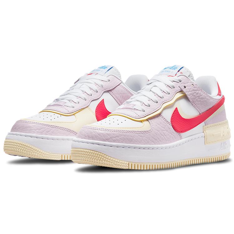 Nike Air Force 1 Low Shadow Roz Regal Lapte de Cocos Albastru Universitar Roșu Fuziune Femei DN5055-600