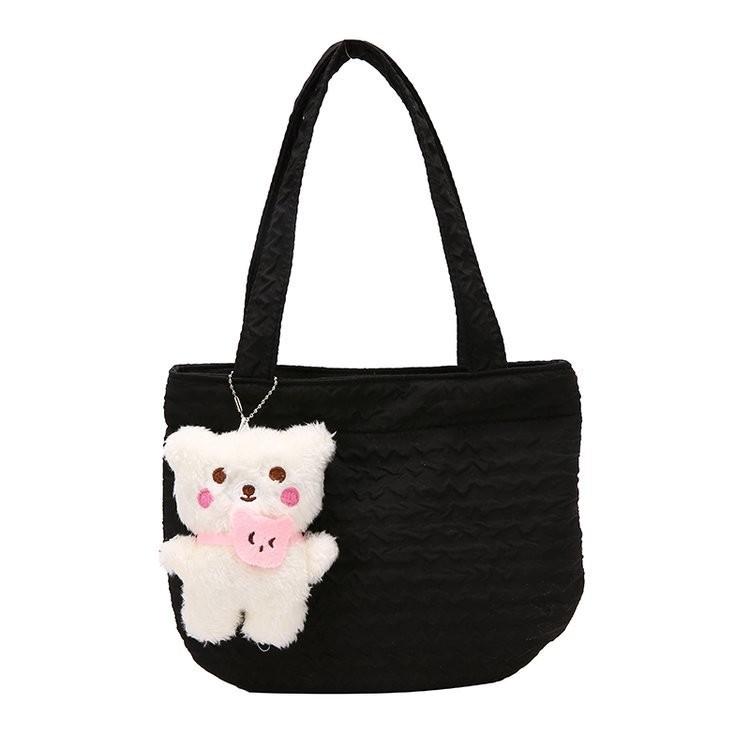 Borsa a Spalla Singola in Corda di Cotone per Vacanze al Mare e Uso Quotidiano