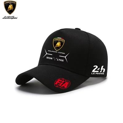 Lamborghini Outdoor Cycling Baseball Hat Fashion Sports Team Racing Duck Tongue Hat Four Seasons Sunshade Hat Unisex