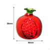 Glass Fruit Figurine Crystal Statue Paperweight Crafts Arts Cute Fruits Miniature Sculpture for