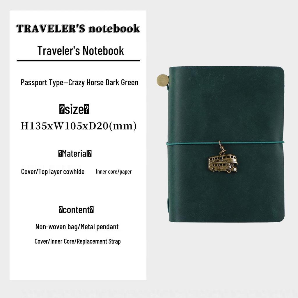 Diário de Viagem TN: Caderno Artesanal de Couro de Vaca Vintage