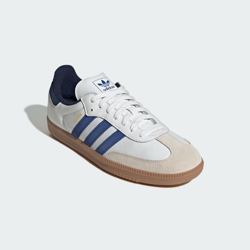 Adidas Originals SAMBA OG White/Blue JH5632 Men's Size