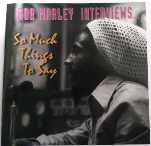 

CD BOB MARLEY Interviews... So Much Things To Sa RASD3171 Real Authentic 1995 Canada Reggae Ska Dub Used