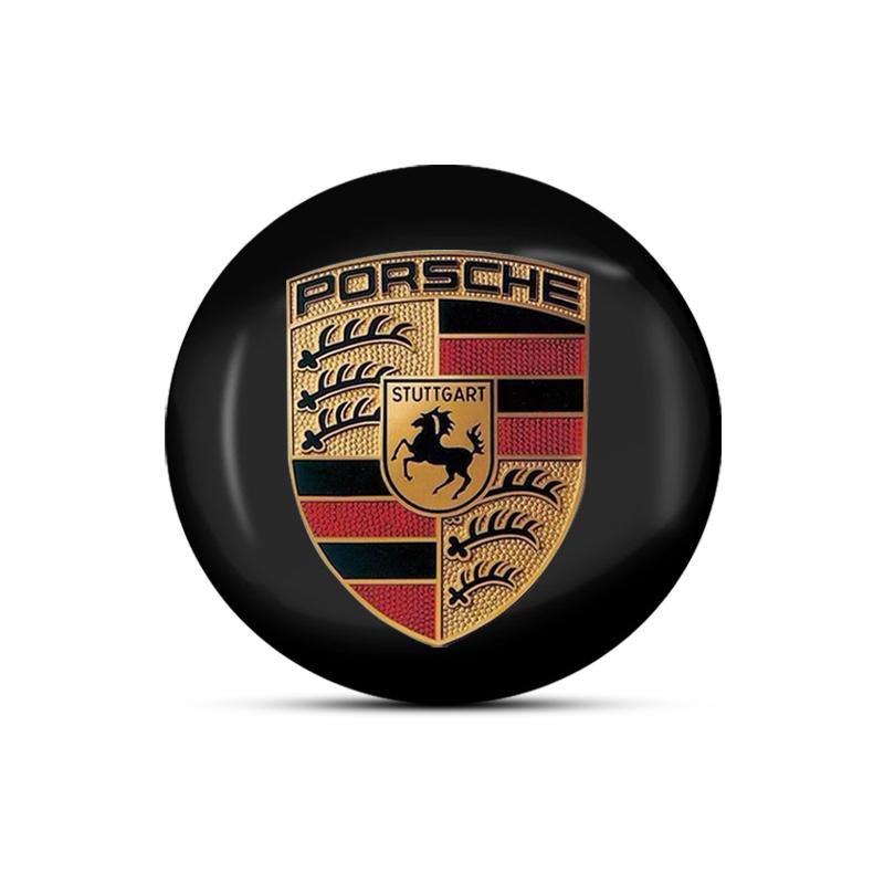 4 ks 56mm Samolepka Středové Krytky Nábojů Kol Auta Příslušenství Pro Porsche Boxster Cayenne Panamera Macan Cayman 911 918 996 917 991
