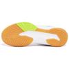 Li Ning Gummi Rutschfest Abriebfest Badminton Trainingsschuhe Unisex Schuhe Weiß Schwarz Fluoreszierend-Grün AYTT039-1