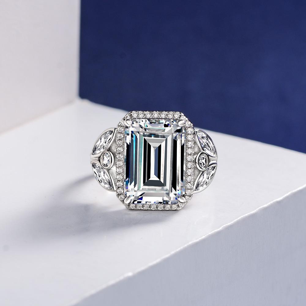 

Кольцо Tancision 7a с цирконом, изумруд, 10 * 14, женское серебро 925 пробы, с элегантным модным кольцом 9 белый