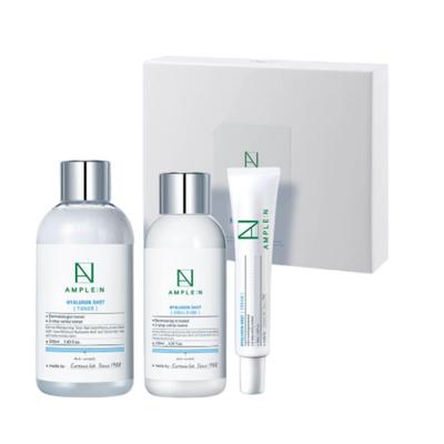 AMPLE:N Hyaluron Shot Skincare Set – Toner 220ml + Lotion 130ml + Cream 30ml