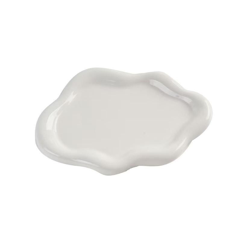 Cute Jewelry Tray Plastic Trinket Dish Vanity Organizer For Ring Earring Necklace Key Bowl Aesthetic Room Decor Desktop Storage