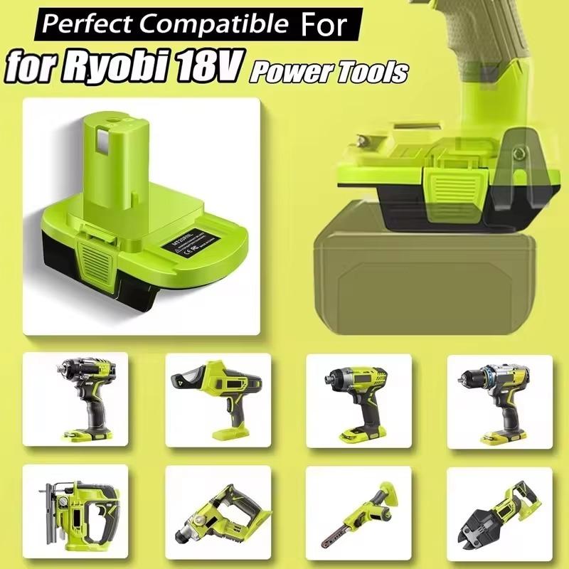 new MT20RNL battery adapter, converter for Makita 18V lithium-ion battery converted for Ryobi 18V Li-ION battery