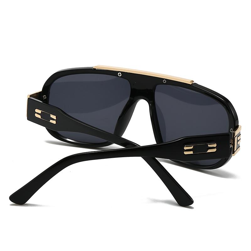  Export New Modern Retro Large Frame Men'S Sunglasses Ins Style Street Shooting Big Brand Ink Lh267