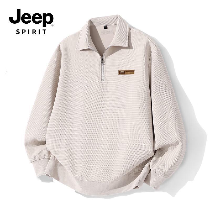 

Толстовка JEEP SPIRIT в японском стиле с воротником-стойкой и молнией до середины груди 2XL