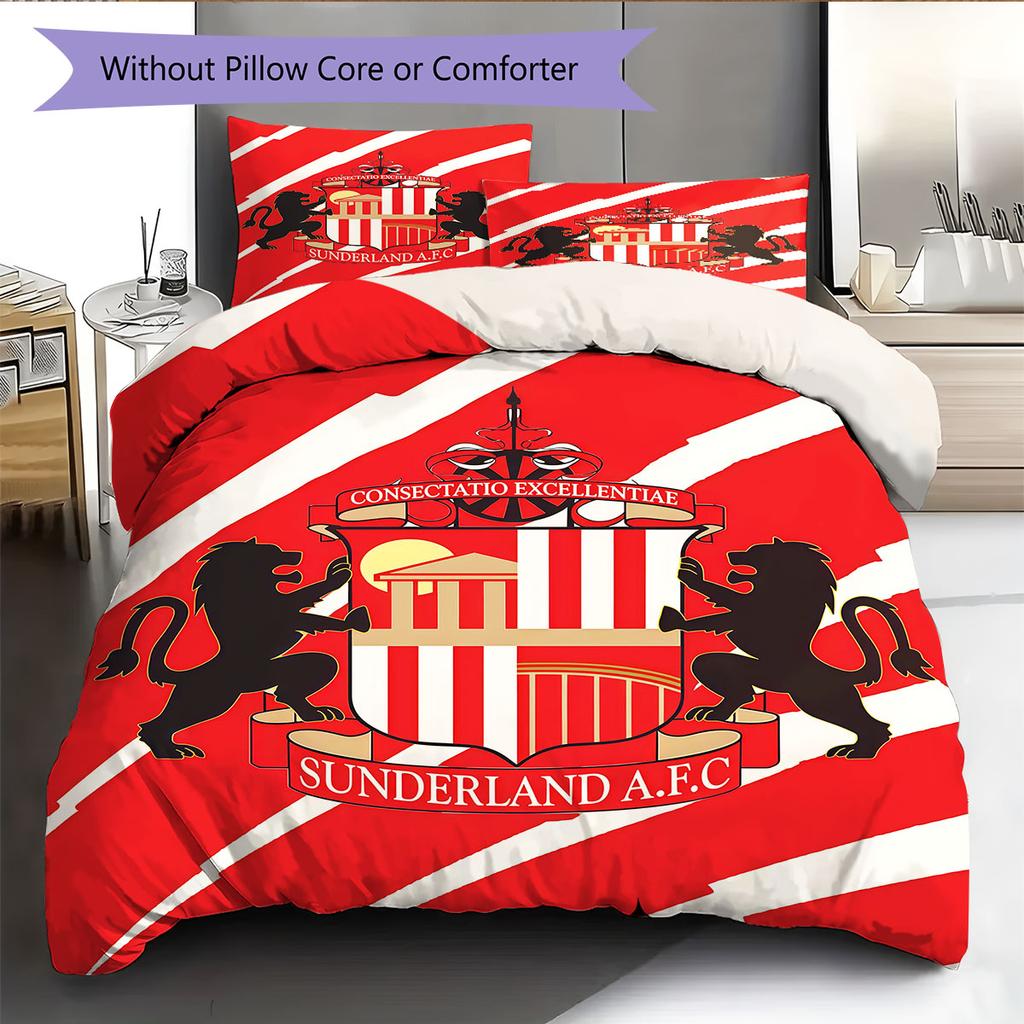 Sunderland Bedding Quilt Set Quilt Cover Pillowcase Home Decoration Birthday Gift (1 * duvet cover + 2 * pillowcase, without core)