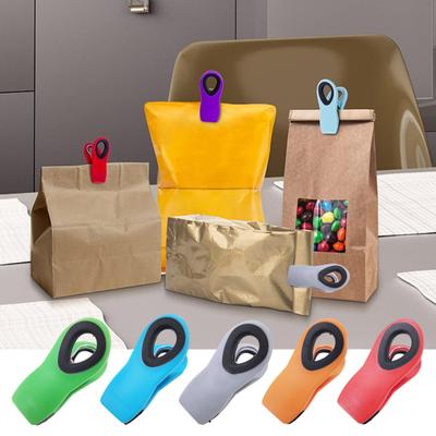 10PCS Dichtungsclips Magnetisches Design Starker Halt mit Aufhängeloch Lebensmittelfrische Aufbewahrungslösung Feuchtigkeitsbeständiger Clip