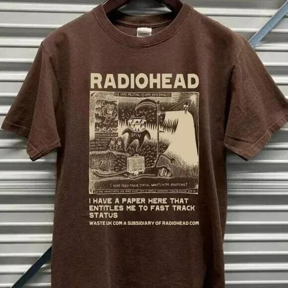 

Vintage 90 s Radiohead Shirt, Radiohead Retro Concert Black Unisex Unisex T-Shirt S