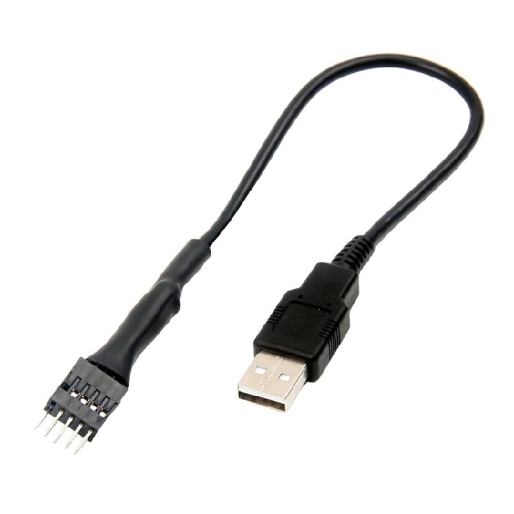 Кабель USB Male - 9-контактный для материнских плат для легкого расширения данных и подключения внешних устройств 1