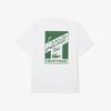 [lacoste] Men's Back Printing Classic Fit Short-Sleeve T-Shirt TH5948-55N001