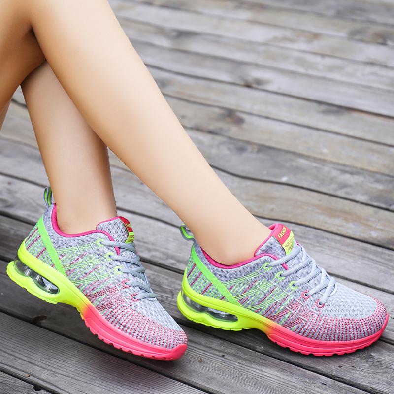 Cool Outdoor Sneakers Summer Breathable Running Shoes Women Comfortable Sport Shoes Female Jogging Trainers For Walking Exercise
