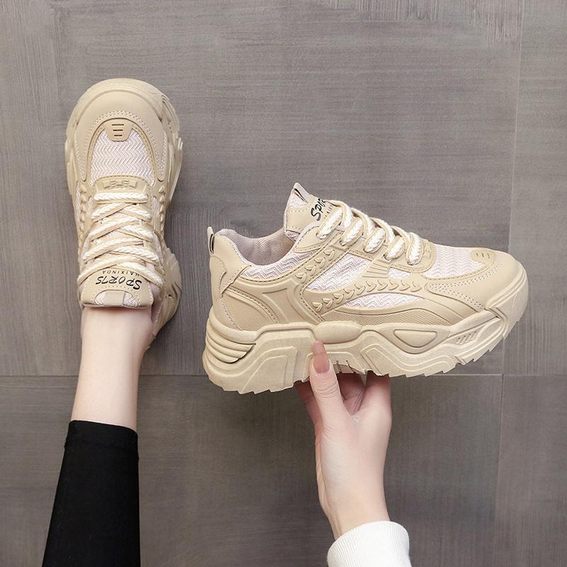 Winter Fashion Anti-skid Women Design Sneakers Keep Warm Ladies Casual Shoes Height Increasing Model Girls Sport Platform Shoes