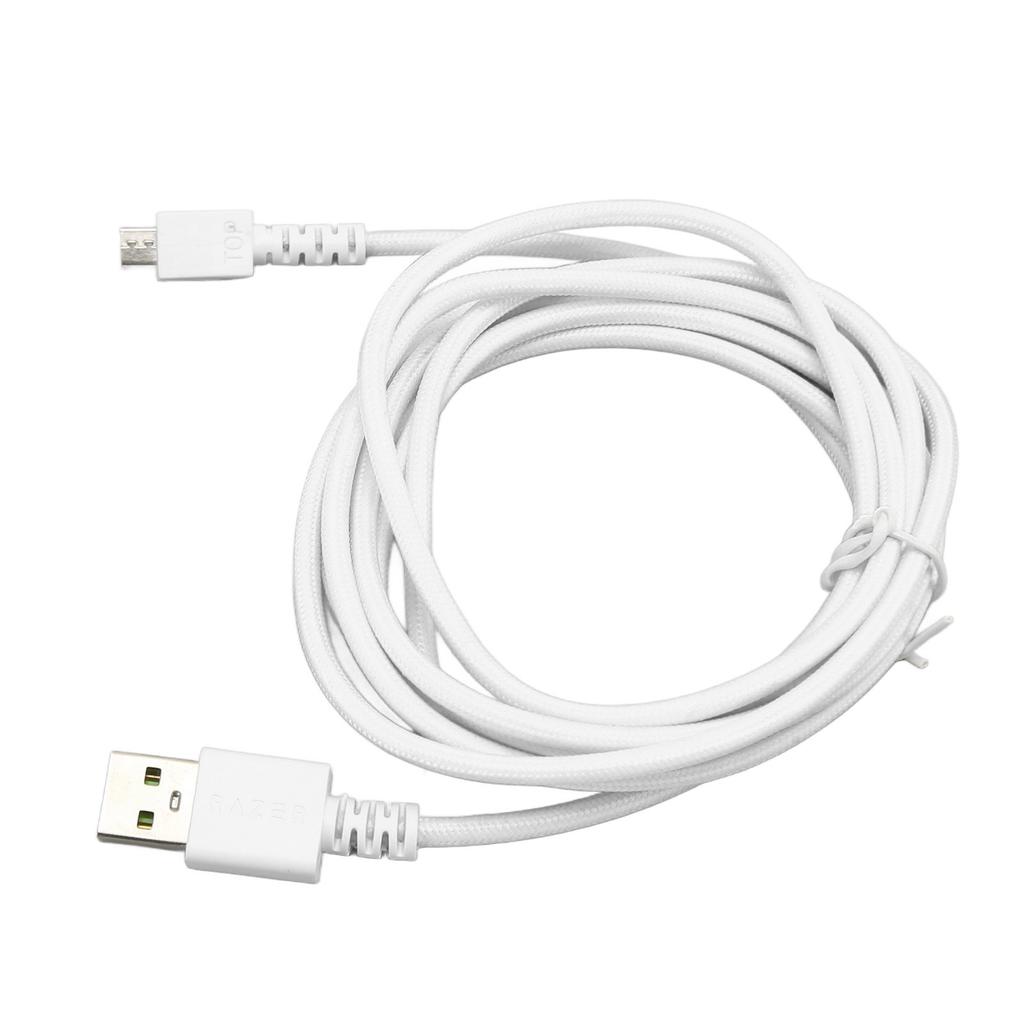 USB Mouse Charging Cable Weaved Wireless Gaming Mouse Charging Cord for Naga Pro DeathAdder V2 Pro