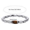 Handmade Retro Tigers Eye Beaded Bracelet Adjustable Wristchain Jewelry For Men Fashion Statement Accessories