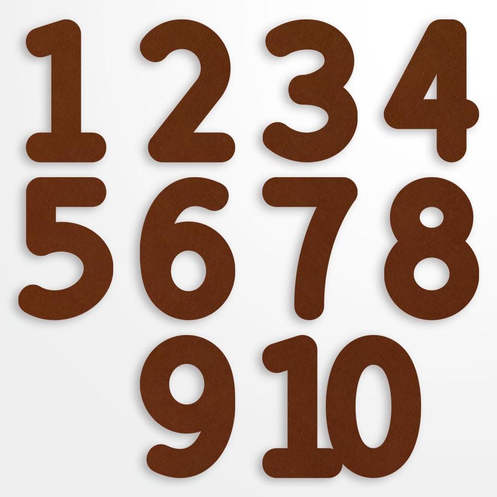 Coffee Forest Style Birthday Letters & Numbers Decoration for Kids' First Birthday Photoshoot