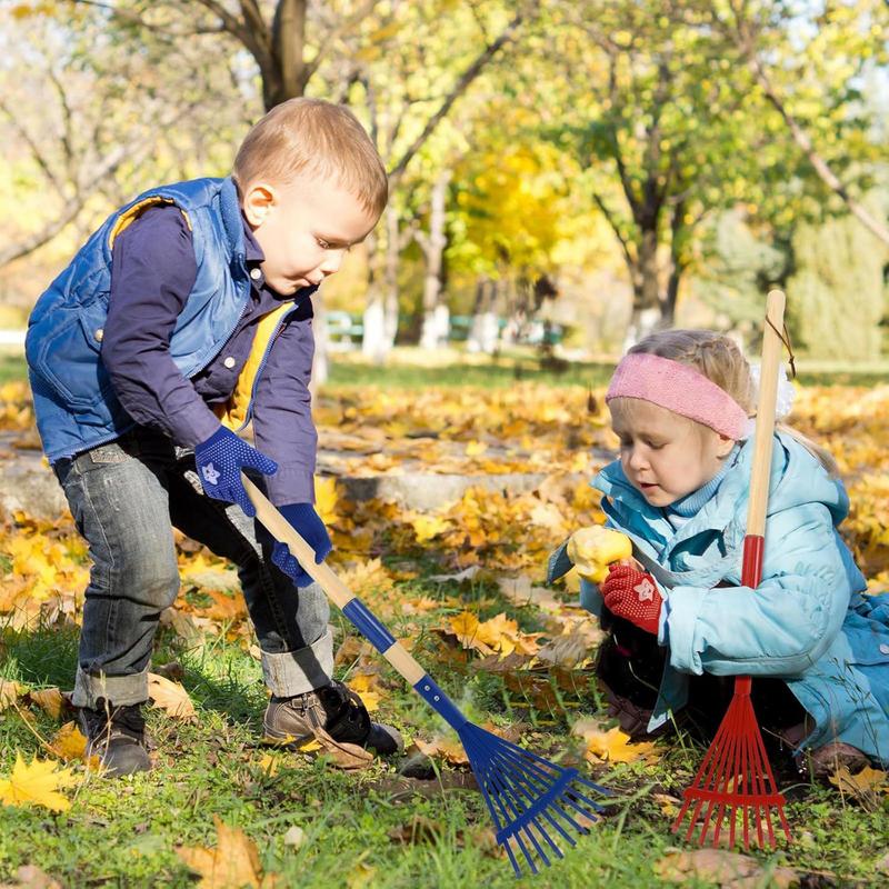 Small Garden Rake For Kids Garden Small Wooden Handle Rake Kit Kids Lawn Rakes With Detachable Wooden Handle For Outdoor United States