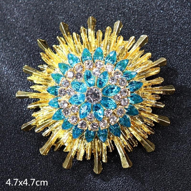 Genuine Professional Amasht Brooch Retro High-end Temperament Luxury Pearl Diamond Pin Women's Suit and Accessories
