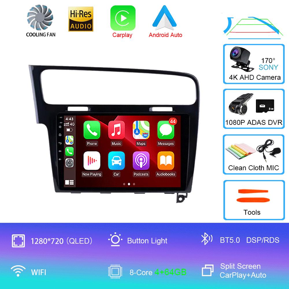 Android 14 Car Radio For Volkswagen Golf 7 2012 - 2020 Multimedia Video Player Navigation stereo GPS No 2din 2 din dvd