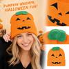 Adult Halloween Pumpkin Knit Beret Hat Warm Winter