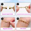 20 Pcs Magnetic Jewelry Clasps And Necklace Extenders Set Magnetic Necklace Clasp And Closure Gold And Silver Chain Extenders for Necklaces Jewelry